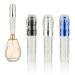 5ml Perfume Atomisers Refillable Perfume Travel Bottle Travel Perfume Atomiser Refillable for Women and Men Mini Perfume Refill Bottle for Travel Business Trip Outdoor Activities-Black/Silver/Blue