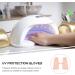 FRCOLOR 1 Pair Sun Protection Half Finger Gloves UV Hand Protection Nail Art Gloves for Women Nail Art Sun Gloves Nail Lamp Gloves Miss Accessories Pink Nylon Anti-UV - Buy Online on GoSupps.com