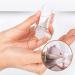 Puerhuaci Travel Bottles Set - 4 Pcs 30ml Transparent Squeeze Bottles for Perfume & Cosmetics with Keychain - Portable Plastic Travel Containers - Buy Online on GoSupps.com