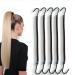 15 PCS Ponytail Hooks Hair Clips for Women - Elastic Hair Ties Rubber Band Holders - Reusable Bungee Cords with Hooks - Styling Accessories - Buy Online on GoSupps.com