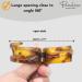 Parcelona French 3 Teeth Savana & Tortoise Shell Fish Style Ponytail Holder Set - Strong Grip Hair Claw Clip - Buy Online on GoSupps.com