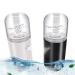 2Pack Mist Sprayer, Portable Face Mister, Cool Facial Mister for Face Hydrating, Nano Mister for Eyelash Extensions Handy Mini Mister with 1oz Large Capacity Screwing Visual Water Tank (Black/White) Black White