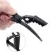 12 Professional Black Hair Clips for Women - Durable Plastic Hairdresser Clamps & Combi-Clips for Styling | International Shipping Available - Buy Online on GoSupps.com