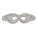 Perfk cooling gel mask with eyelids eye cooling pads hot cold compresses and eyes mask reusable gel pearl eye mask for sleeping gray