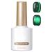Beton Genle me Derzi Dolgu eridi | Gel Nail Color Manicure Supplies | Fruity Emerald Shimmering Nail Polish | Onar m ve Yenileme in