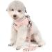 Zunea Small Dog Harness & Lead Set | Adjustable Reflective Step-in Chihuahua Vest | Escape Proof & Padded Plaid Puppy Jacket | Pink XS (Chest 26cm) - Buy Online on GoSupps.com