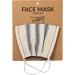 Reusable Non-Medical Reversible Double Sided Cloth Face Beige and Blue - Stripes and Solids