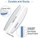 Professional 240/240 Grit Nail Files Set - 12Pcs | For Natural Nails | Washable & Reusable Double-Sided Emery Board | Nail Grooming & Styling - Buy Online on GoSupps.com