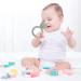 Meanus Teething Rings for Babies | Bear Shaped Silicone Teething Toy | BPA Free | Sage + Ether - Buy Online on GoSupps.com