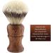JAG Shaving Razor Set | Sustainable 4-Part Wood Razor Set with Silberspitz Dachshaar Brush 3 Blades Stand & Leather Bag - Premium Eco-Friendly Shaving - Buy Online on GoSupps.com
