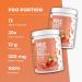 WFN Approved Pre-Workout Booster - Peach Iced Tea - 500g - High-Dose Formula with Citrulline Arginine & Caffeine - 20 Portions - Lab-Tested in Germany - Buy Online on GoSupps.com