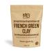 MB Herbals French Green Clay 1 lb | 16 oz One Pound Large Economy Pack | 100% Pure Montmorillonite Clay | Absorbs Excess Oil | Detoxifies Skin | Highly Recommended For Oily Skin