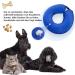 NASJAC Inflatable Hinge Dog & Cat Collar | Adjustable Soft Comfort & Leak Protection | XL Blue | Wound Care After Surgery - Buy Online on GoSupps.com