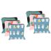 Healifty 6 Pcs Napkin Storage Bag Lipstick Holder Shaving Bag Mini Wallet Childrens Coin Purse Reusable Period Pouch Women Accessory Reusable Tampon Holder Student Organizer Button Assorted Colorx2pcs 13X13CMx2pcs