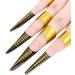 600 Piece Nail Templates - Self-Adhesive Gel Nail Stencils & Golden Manicure Accessories for DIY Fingernail Art - Buy Online on GoSupps.com