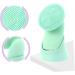 POPETPOP 1pc Facial Cleanser Face Cleaning Tool Silicone Face Brush Facial Brush Skin Cleansing Silicone Facial Cleaner Face Wash Brush Face Cleansing Brush Electric Silica Gel Scrubber 10.8X6cm - Buy Online on GoSupps.com