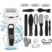 Electric Callus Remover Set - Rechargeable & Waterproof Pedicure Kit (Black) - 20 Count (Pack of 10) - Buy Online on GoSupps.com