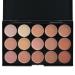 Phantomsky 15 Color Cream Concealer Palette - Professional Camouflage & Contouring Kit #2 for Daily Use - International Shipping Available - Buy Online on GoSupps.com
