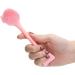 Belupai Handheld Silicone Face Scrubber | Soft Cleaning Brush with Comfortable Handle | Pink Face Exfoliator for Gentle Cleansing - Buy Online on GoSupps.com