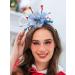 IYOU Light Up Christmas Headband Led Blue Flower Xmas Hair Hoop Candy Cane Festival Costume Hair Accessories for Women and Girls - Buy Online on GoSupps.com