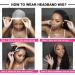 18 Inch Deep Wave Headband Wig | Machine Made None Lace Front Wig for Black Women - Buy Online on GoSupps.com