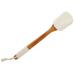 Leotruny 100% Natural Exfoliating Loofah with Long Wooden Handle Shower Back Brush (Off-White (1 Pack)) 17 Inch (Pack of 1)