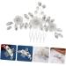 Ipetboom Bride Hair Comb Wedding Bride Hair Accessories Wedding Hair Accessories Wedding Hair Comb Bridal Hair Comb Flower Hair Side Comb Miss White Manual Metal Crystal Flower - Buy Online on GoSupps.com