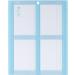 Cricut Card Mat 2x2 | Reusable Craft Mat for Bulk Card Making | Non-Slip, Create 4 Cards Simultaneously | Compatible with Cricut Maker & Explore Machines - Buy Online on GoSupps.com