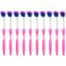 Buy Verdant Touch Tongue Cleaner Brush - Ergonomic Silicone Tongue Scraper for Oral Hygiene - Long Handle Pink - Buy Online on GoSupps.com
