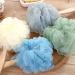 Buy Blue Shower Bath Balls - Soft Solid Color Bath Sponge for Relaxing Bath Time - Buy Online on GoSupps.com