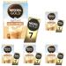Nescafe Iced Latte Salted Caramel Instant Coffee 7 x 14.5g Sachets 100% Responsibly Sourced Coffee (Pack of 5)