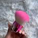 ANGNYA Nail Dust Brush for Acrylic Nails  Soft Kabuki Nail Art Dust Powder Remover Brush Pink White Hair with Gradient Handle Dust Cleaner Brush for Makeup Manicure Tool