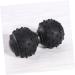 Healeved Double Lacrosse Ball - 3 Pack Peanut Massage Ball for Muscle Relief & Trigger Point Therapy | Medium Black - Buy Online on GoSupps.com