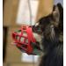 Barkless Muzzle for Dogs - Soft Silicone Basket Bite & Bark Control Allows Drinking & Panting Size 6 (Snout 13 -15 ) - Red - Buy Online on GoSupps.com