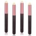 Ouligay 4pcs Round Head Lipstick Smudge Brush Multi-Purpose Lip Smudge Brush Professional Lip Brushes Portable Applicator For Lips Travel Size For Lipstick Gloss Creams For Women Girl Gift