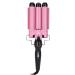 3 Barrel Curling Iron Wand Adjustable Hair Curler Waver Crimper 110V 240V Fast Heating Easy Temperature Adjustment Hair Styling Suitable for Wavy Hairstyles (28mm)