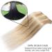 Elailite Clip-In Hair Extensions - 18 Clips Real Hair Balayage Set 20cm 45g #18/613 Ash Blond & Bleached Blonde - Buy Online on GoSupps.com