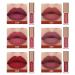 BAISEN DIARY 12 Colors Velvet Matte Liquid Lipstick Gift Set (Set B) | Long-Lasting & Non-Stick Formula | Shimmer Nude Lip Gloss Collection - Buy Online on GoSupps.com