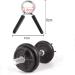 Wudqiji 25mm Dumbbell Clamps - Set of 4 Heavy-Duty Spring Closures for Weight Lifting & Exercise | Universal Fit 28mm - Buy Online on GoSupps.com
