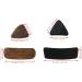 2 Pairs Archery Arrow Rest - Adhesive Backed Fur Pad for Longbow & Recurve Bow - Black/Brown - Outdoor Hunting Accessory - Buy Online on GoSupps.com