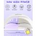 Neflsi 168W Nail Dryer UV LED Lamp - Professional Gel Nail Lamp with Timer LCD Display & Removable Flooring for Quick Drying Finger & Toenail - International Shipping Available - Buy Online on GoSupps.com