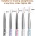 5pcs Thin Nail Art Liner Brushes French Tip Manicure Drawing Set - Nail Dotting Tools for DIY Designs - Buy Online on GoSupps.com