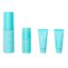 TULA Skin Care Clear Skin Starters Acne & Blemish Fighting Discovery Kit - Foam Cleanser Gel Moisturizer Treatment Mask and Travel Bag to Treat & Prevent Acne 4-Piece Kit
