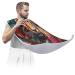 Tiger Flower Beard Bib Apron Beard Hair Catcher for Men Shaving Fathers Day Anniversary Christmas Gifts for Dad Husband Beard Bib with 2 Suction Cups
