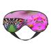 Floral with Butterfly Print Double-Sided Eye Mask Soft and Light Blocking for Enhancing Sleep Quality