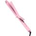 Long Barrel Curling Iron 1.25 Inch Ceramic with Argan Oil & Keratin 11 Temp Settings Clips & Pad Perfect for Thin Hair - Pink - Buy Online on GoSupps.com