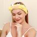 Hofar Face Wash Headband Hairband - Yellow Coral Fleece Cartoon Cute Hair Accessories - Buy Online on GoSupps.com