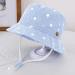 XYIYI Kids Bucket Hat | Adjustable Sun Hat for Boys Girls 2-4 Years | Breathable Beach Hat - Star Light Blue - Buy Online on GoSupps.com
