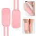 2 pieces of castor oil packs for knees reusable castor oil pack made of organic cotton with adjustable rubber band Castor oil pack wrap for Wade Knee (pink)