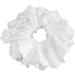 Lace Scrunchies Large White Hair Scrunchies Elastic Oversized Scrunchie Bobbles Ponytail Holders for Thick Hair for Ladies Girls(white size:4.72inch) 4.72inch white - Buy Online on GoSupps.com